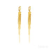 18k Gold Plated Sterling Silver Multi Chain Hoop Earrings